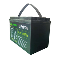 AJ-LFP12V100Ah High-Capacity LiFePO4 charger Battery - Superior Lead-Acid Replacement