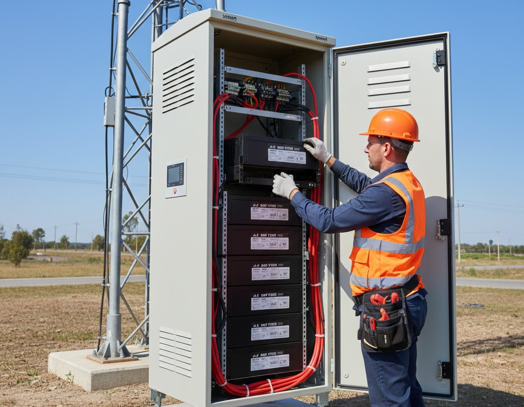 Battery Storage for Telecom Towers
