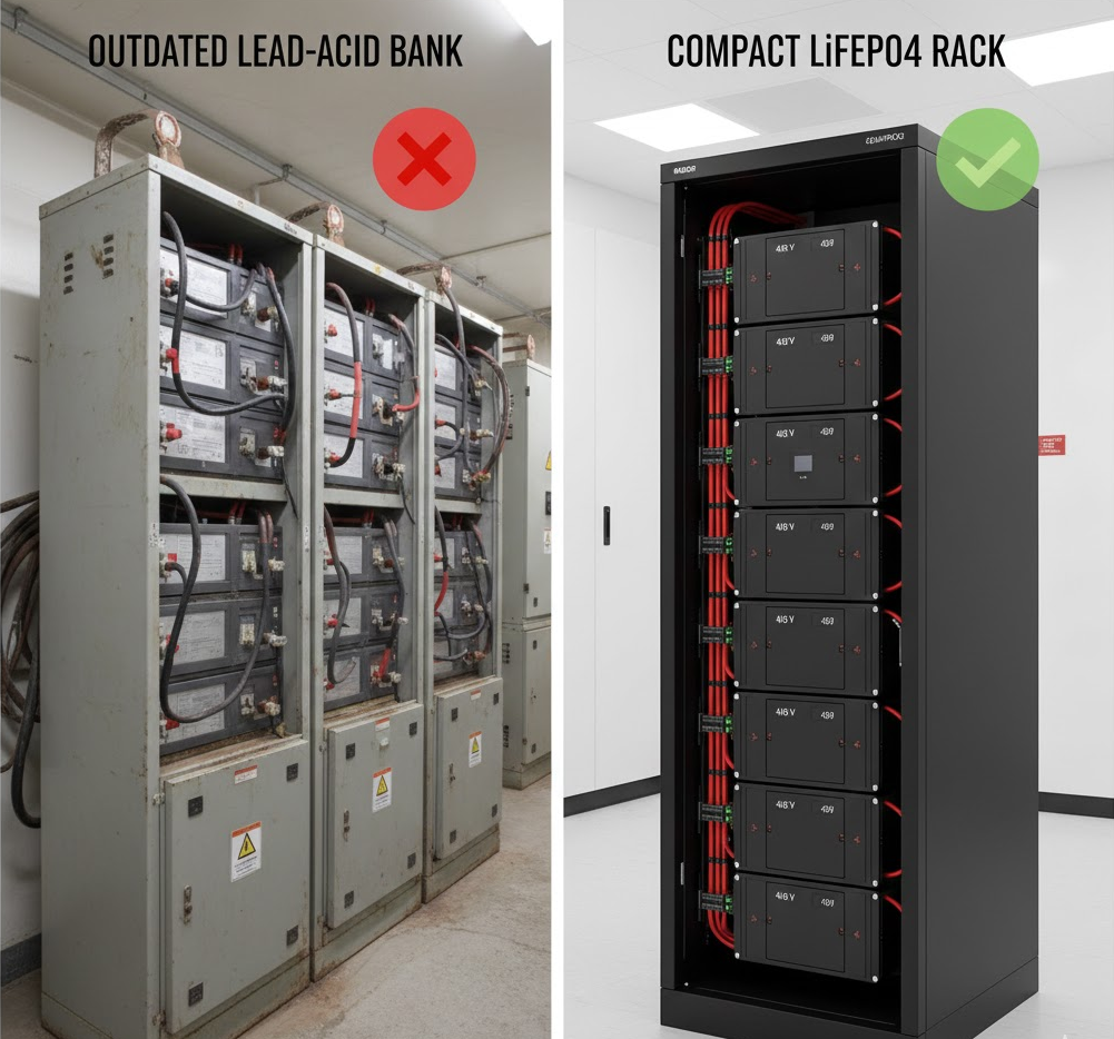 Battery Storage for Telecom Towers