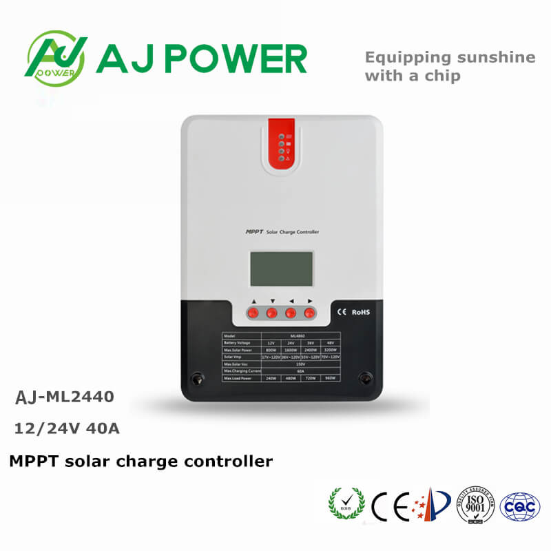 12V/24V MPPT Charge Controller 20A/40A Solar Photovoltaic Charging Controller