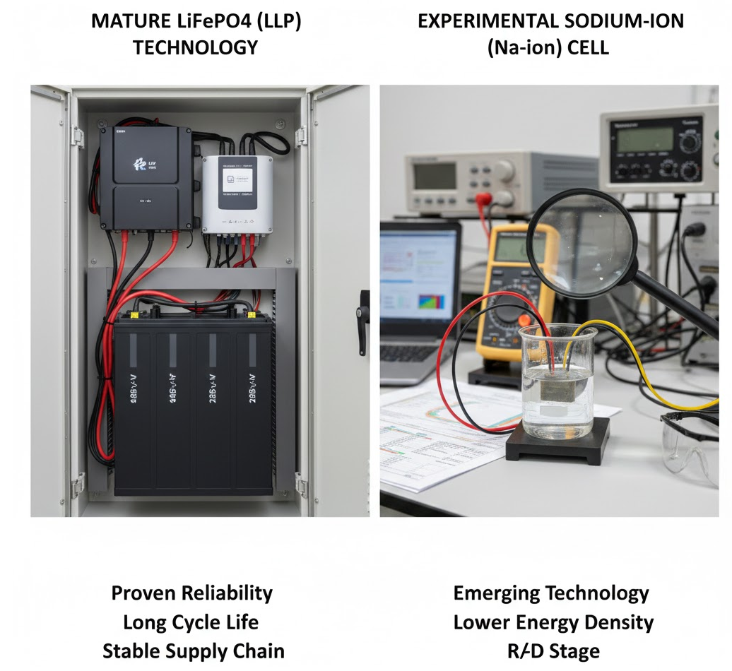 LiFePO4 vs Sodium Ion 