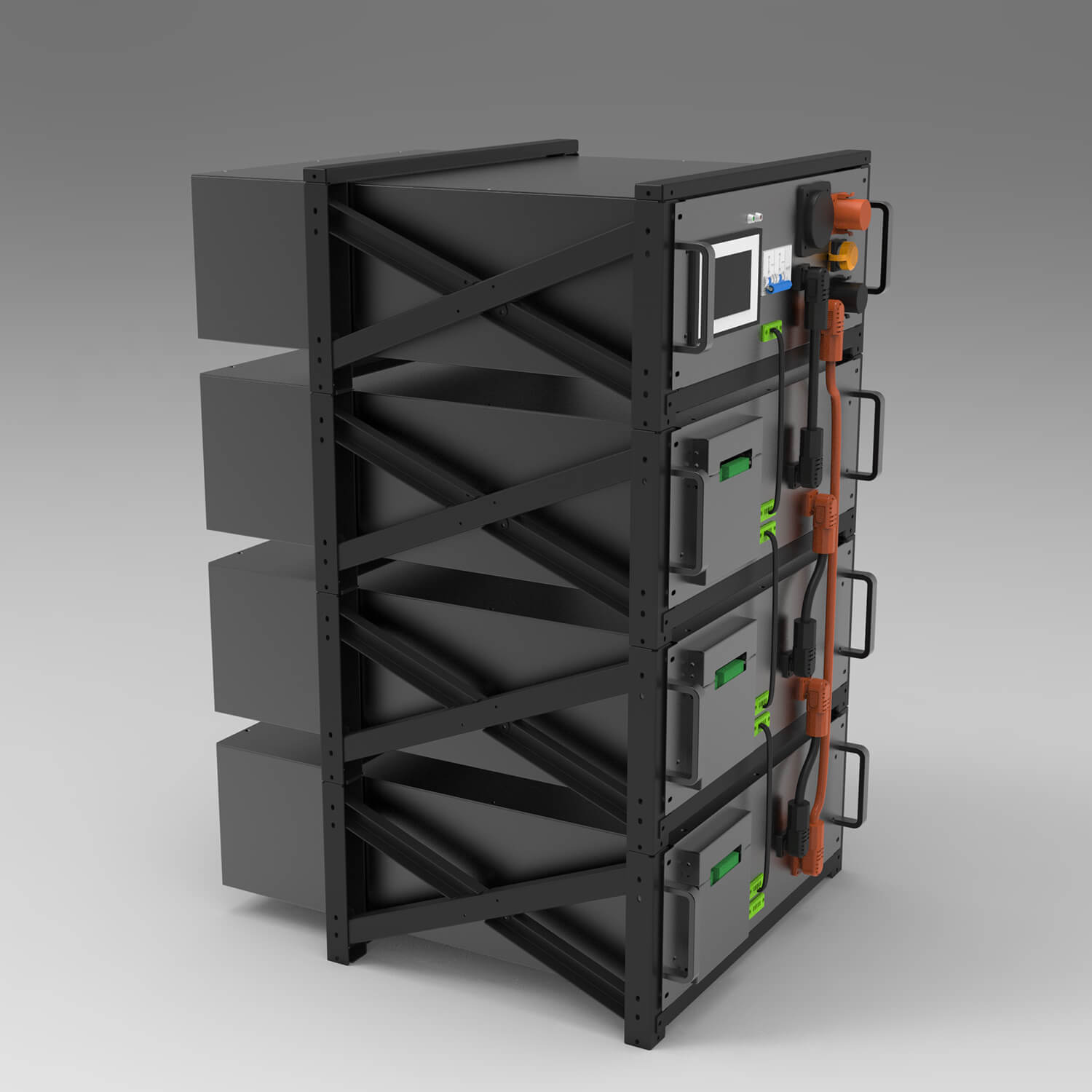 High-Voltage 48V Stacked Home Energy Storage Battery - Power Home Efficiently