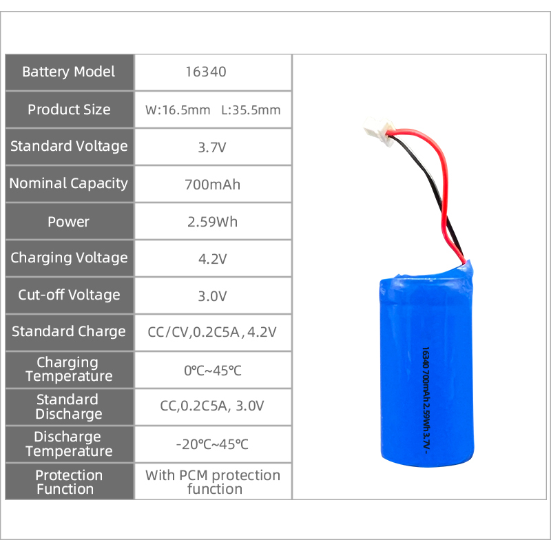 16340 li battery