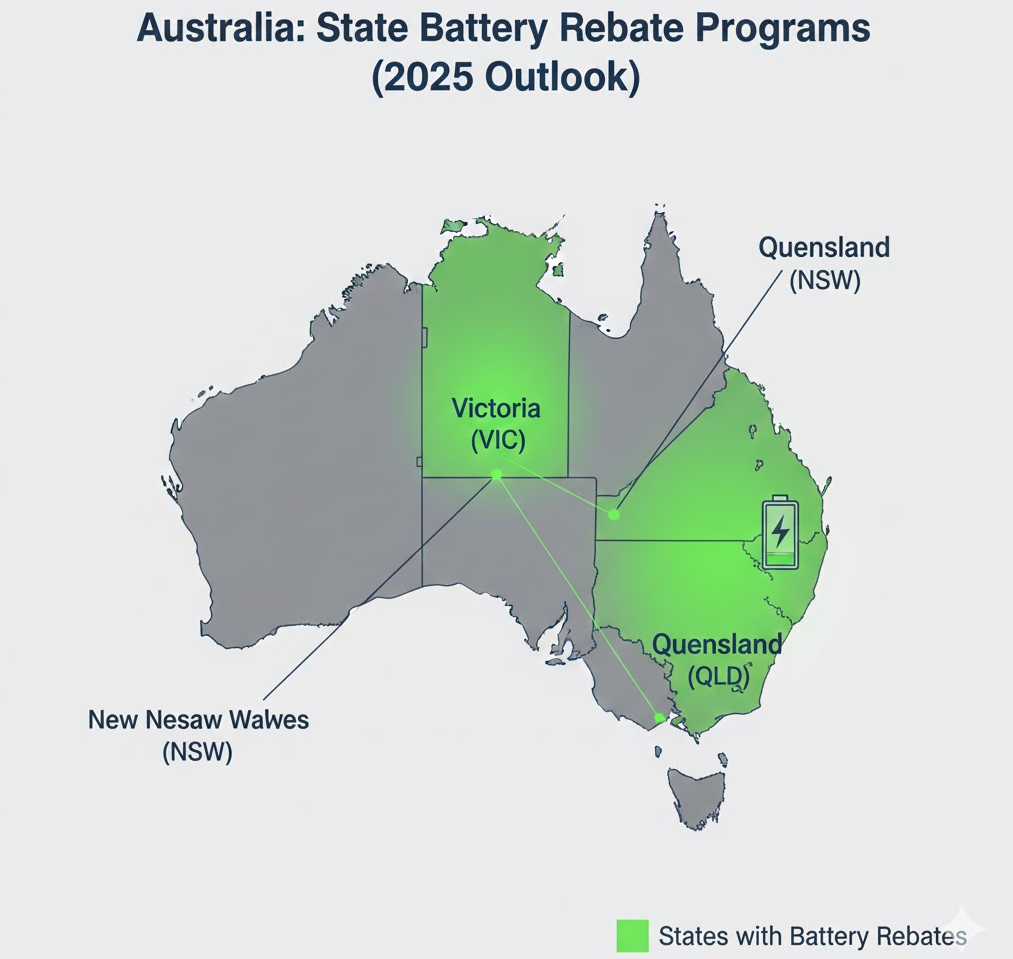  Solar Battery Rebates for Australian Installers